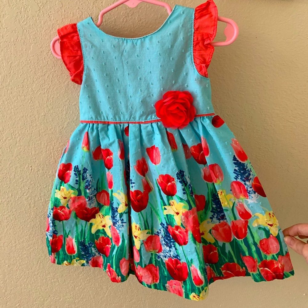 18mo. Girls tulip dress